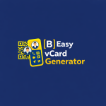 [B] Easy vCard Generator — QR Code + Digital Business Card