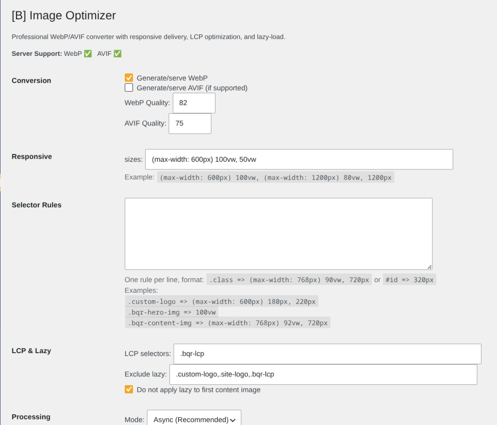 Image Optimizer, screenshot 1