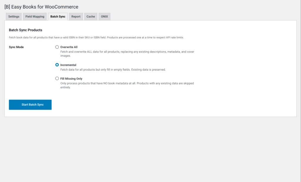 Easy Books for WooCommerce, screenshot 2