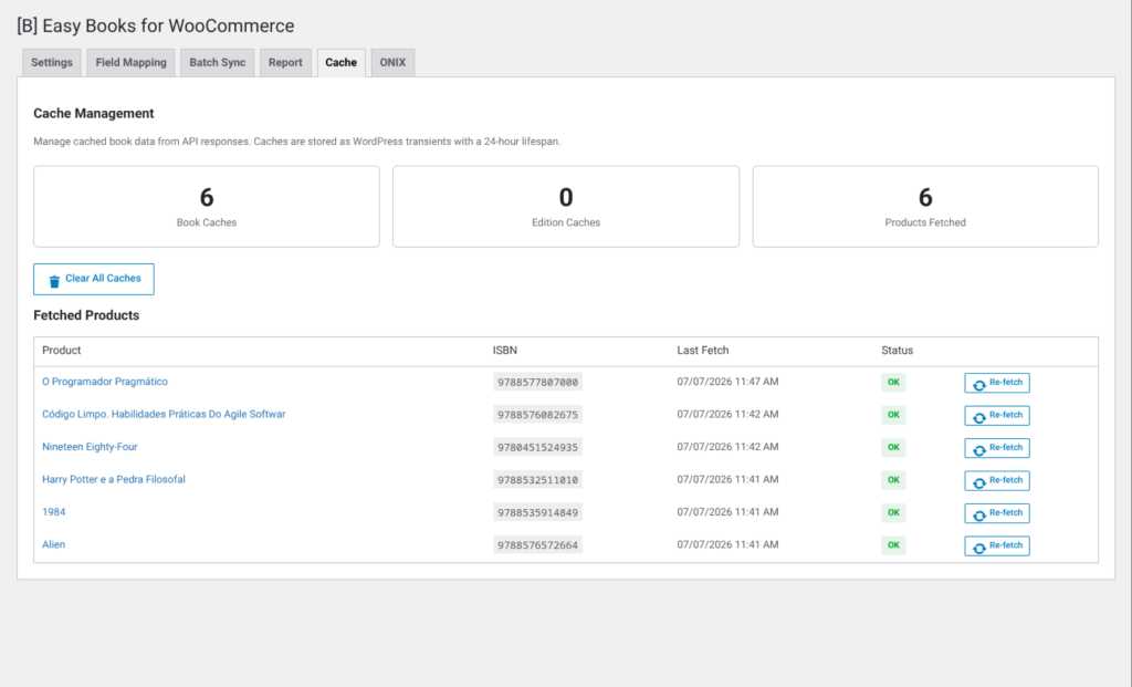 Easy Books for WooCommerce, screenshot 4