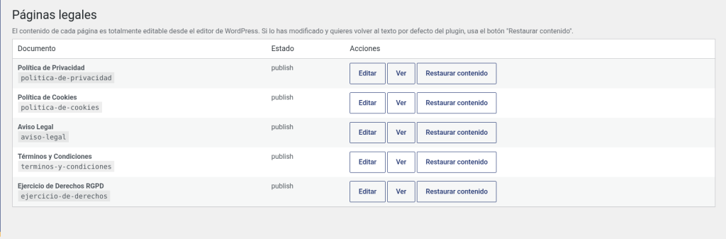 Easy RGPD & Cookies (España), screenshot 3