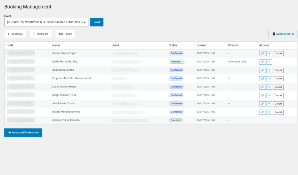 Easy Events, screenshot 5