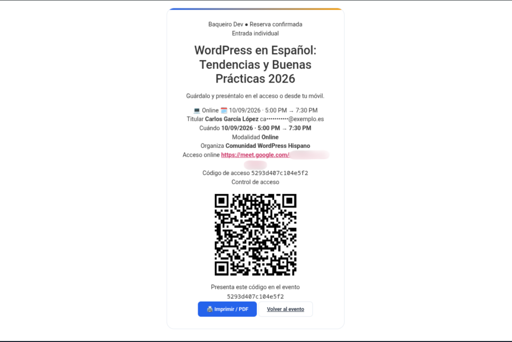 Easy Events, screenshot 8