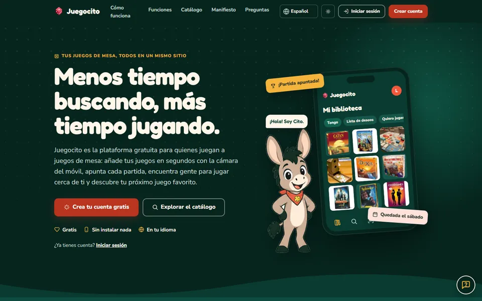 Home page of Juegocito