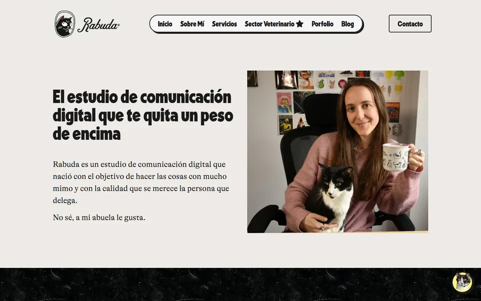 Portada de Rabuda Comunicación